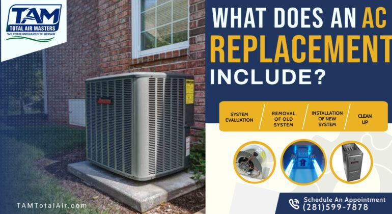 what does an ac replacement include?