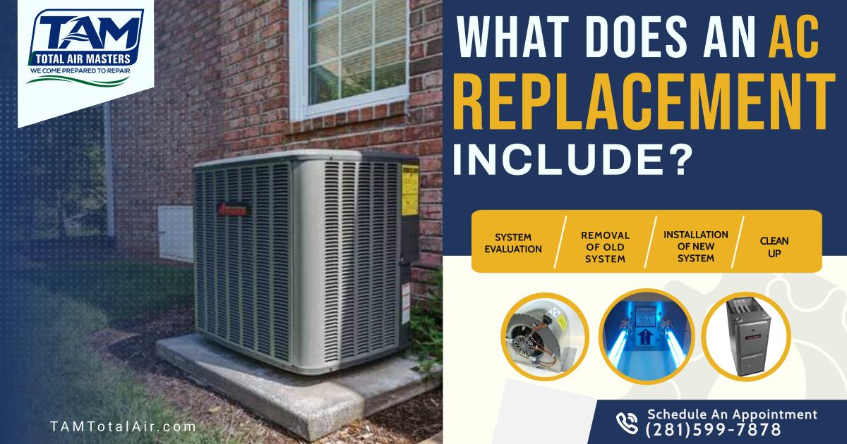 what does an ac replacement include?